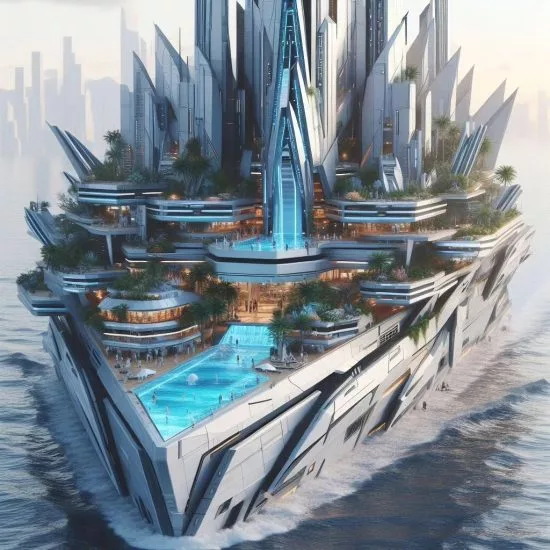 The Best Design of a Futuristic Water City