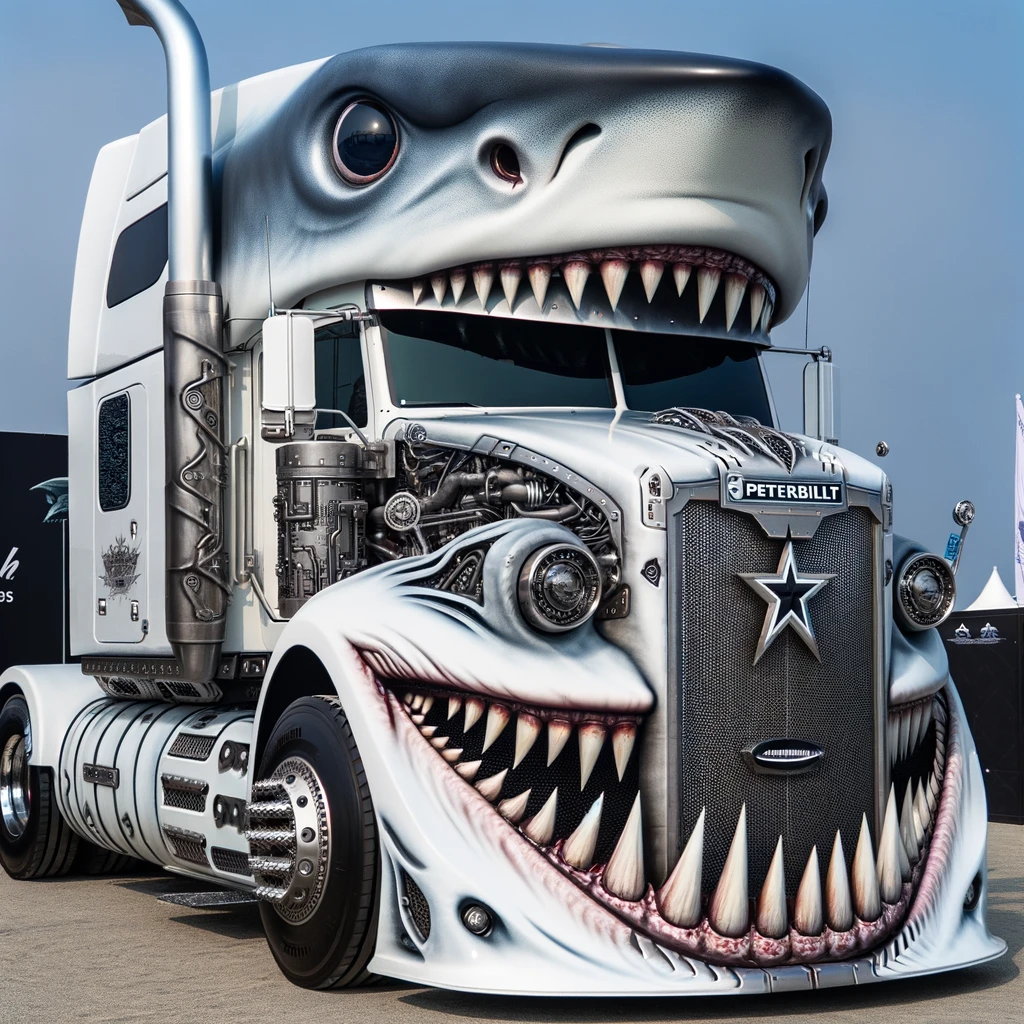 Oceanic Elegance: Unveiling Shark-Inspired Truck Designs