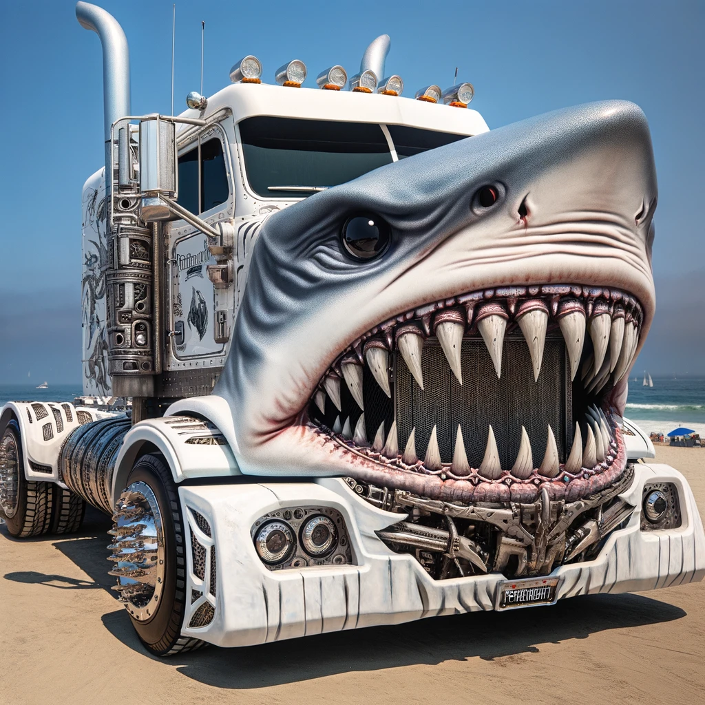 Oceanic Elegance: Unveiling Shark-Inspired Truck Designs