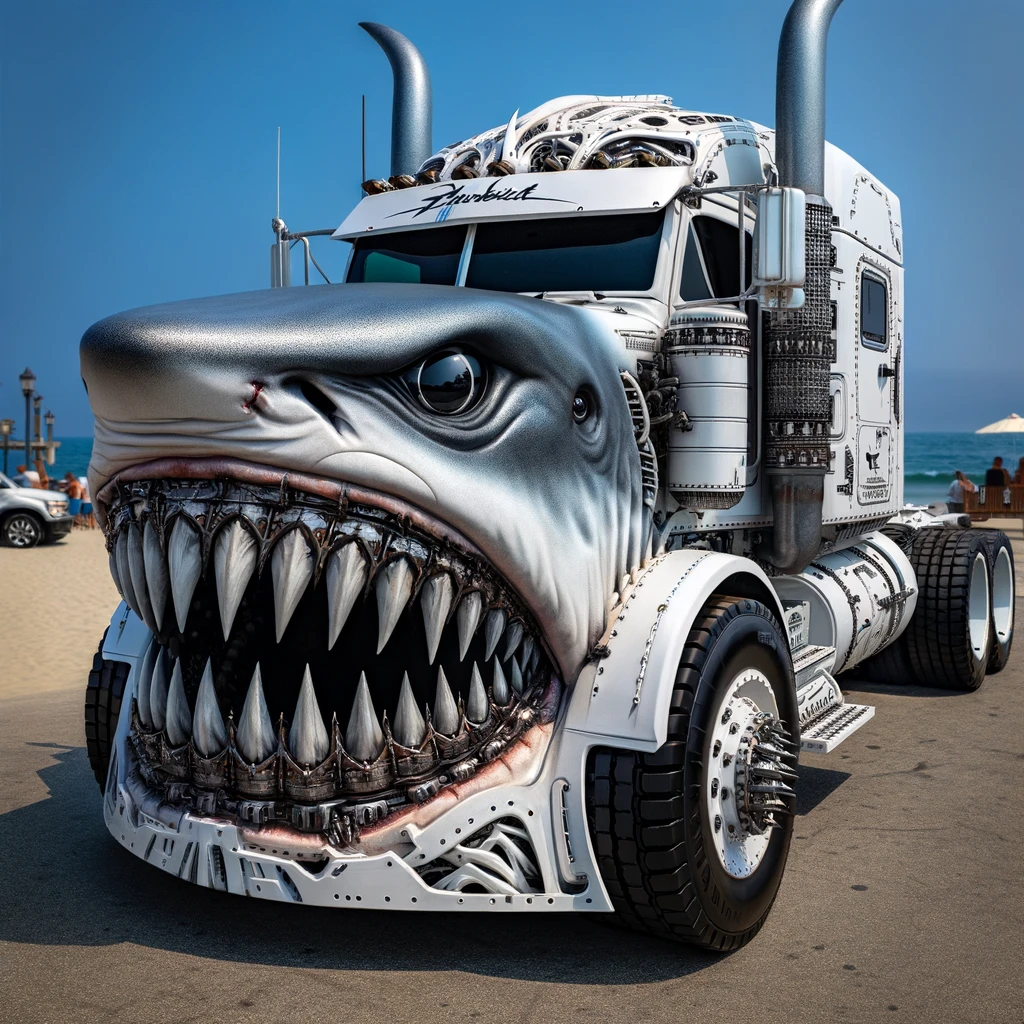 Oceanic Elegance: Unveiling Shark-Inspired Truck Designs