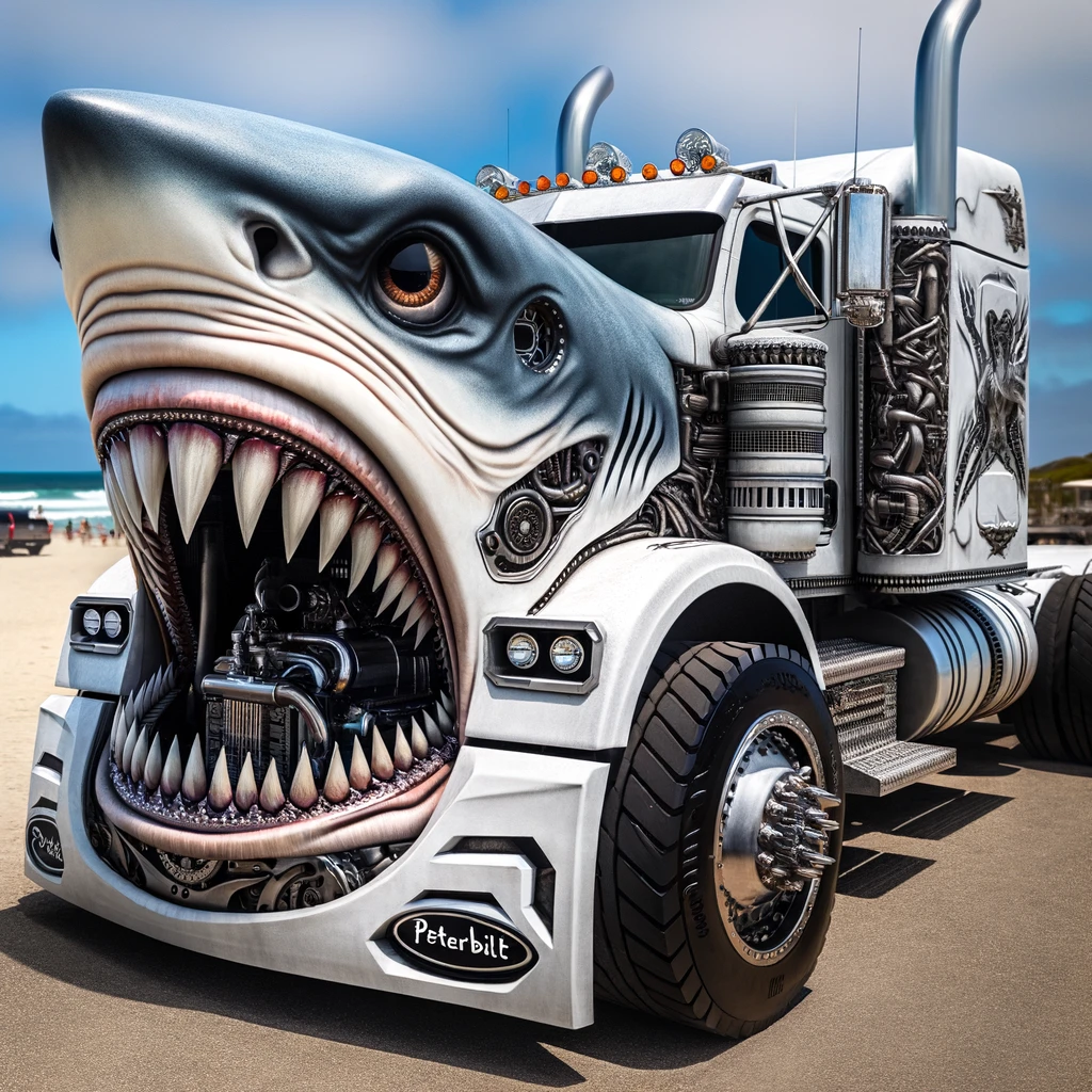 Oceanic Elegance: Unveiling Shark-Inspired Truck Designs