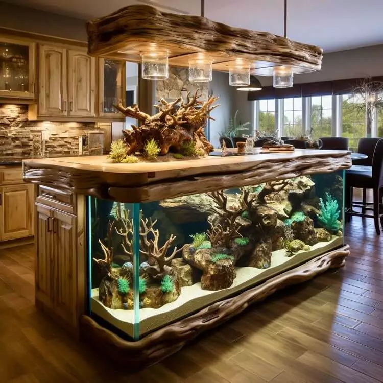 Enhancing Aquascape with Rock and Driftwood