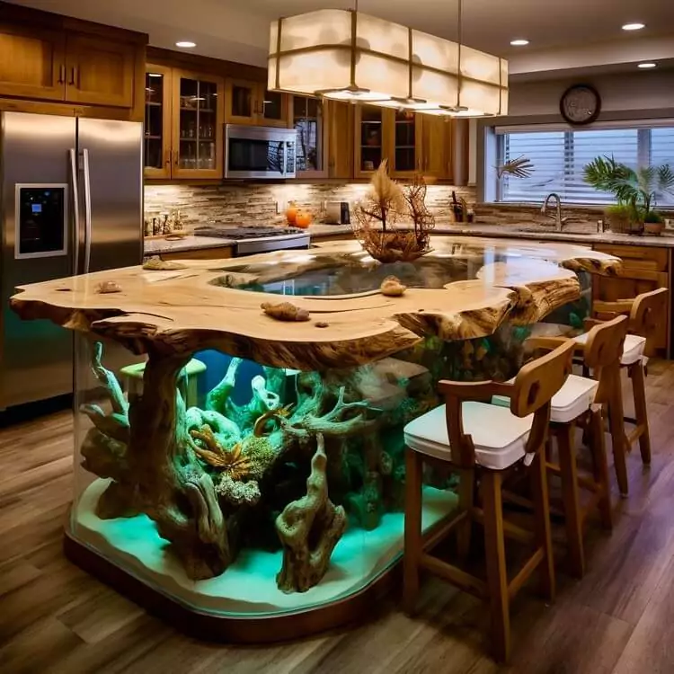 Creating a Natural Look with Aquarium Logs