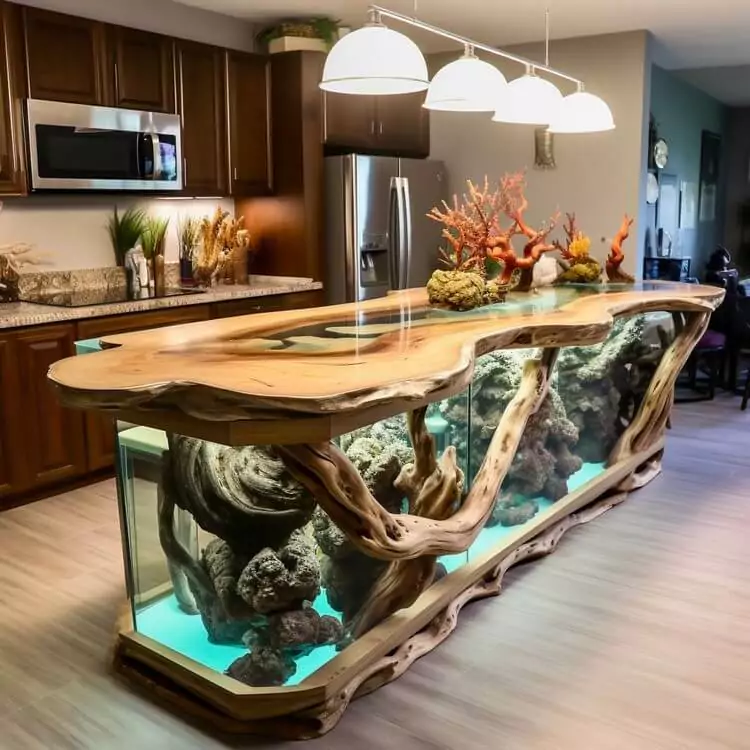 Creating a Natural Look with Aquarium Logs