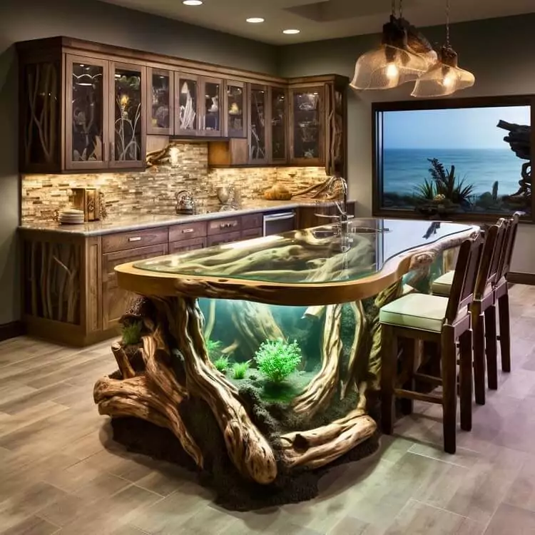 Incorporating Wood Logs into Aquarium Design