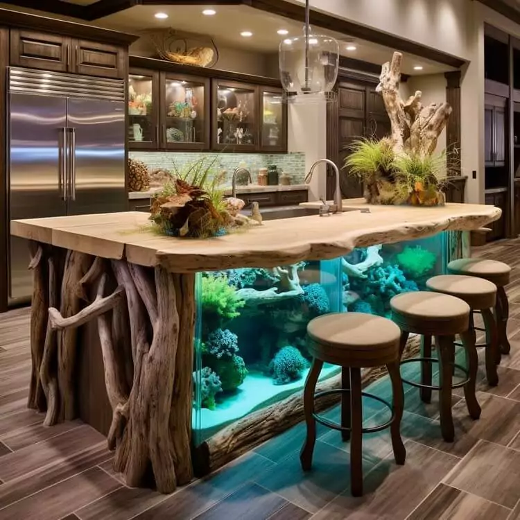 Incorporating Wood Logs into Aquarium Design