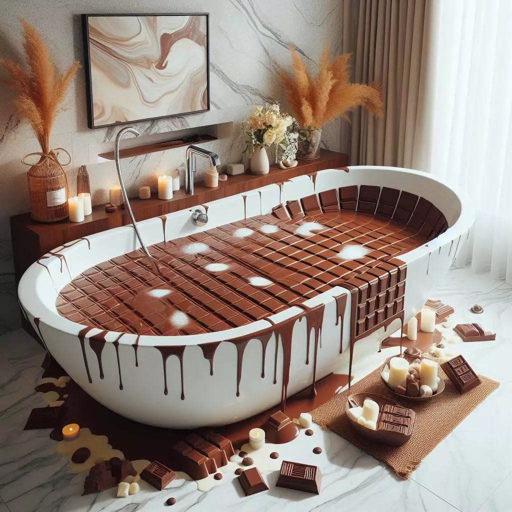 Chocolate-Inspired Bathtub Designs