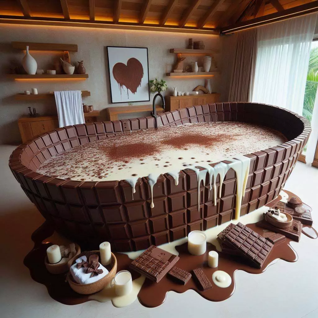 The Allure of Chocolate-Inspired Bathtubs for Home Decor