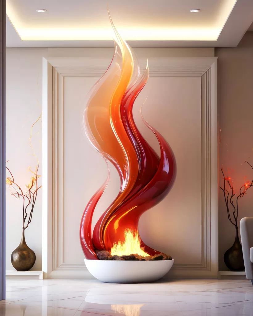 The Realism of Modern Flame Fireplaces