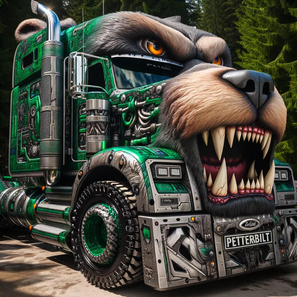 Howling on Wheels: Unveiling Truck Designs Infused with Wolf Spirit