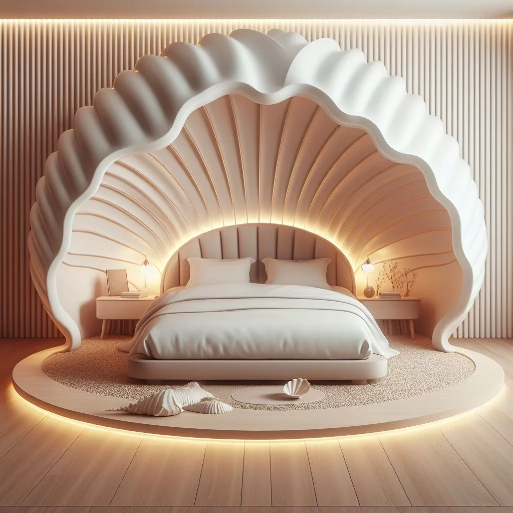 Unveiling Clamshell Inspired Beds