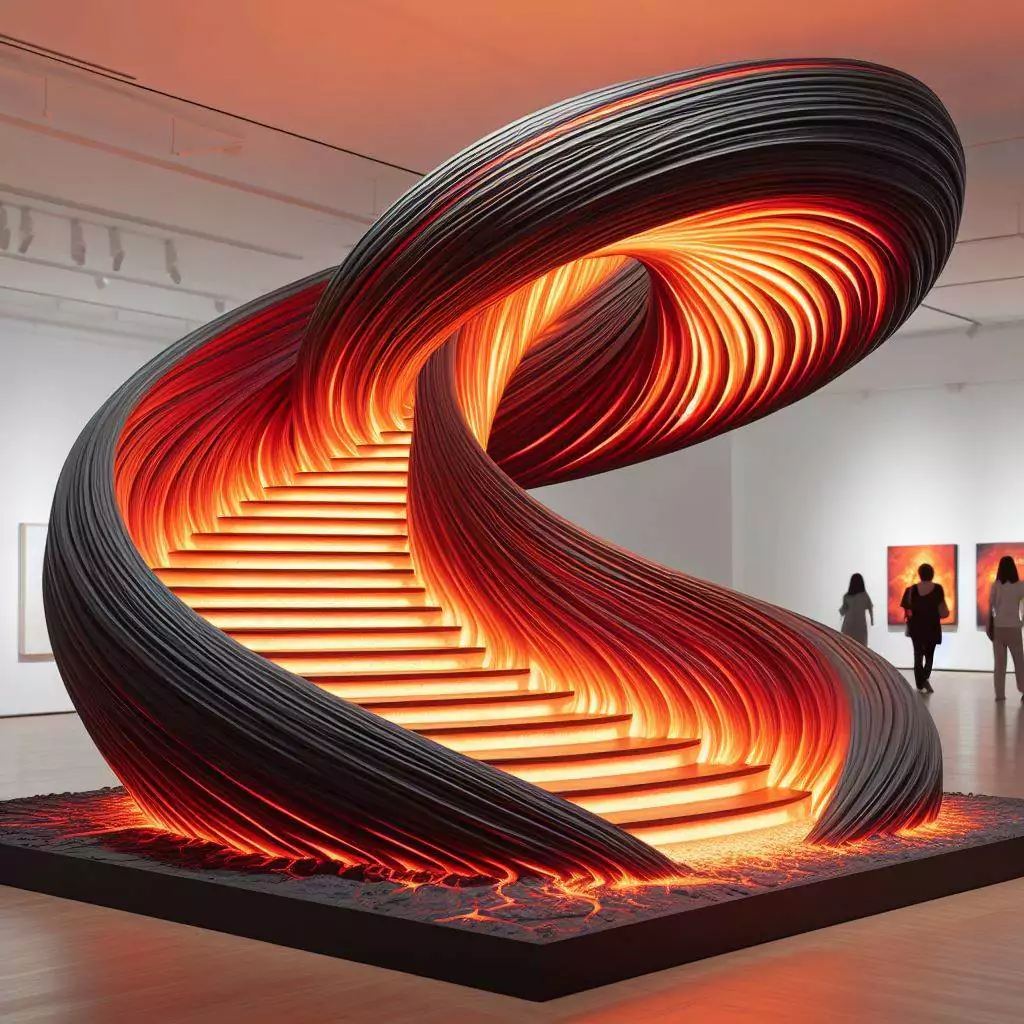 Stairway to Nature: Connecting Architecture to the Untamed Beauty of Lava