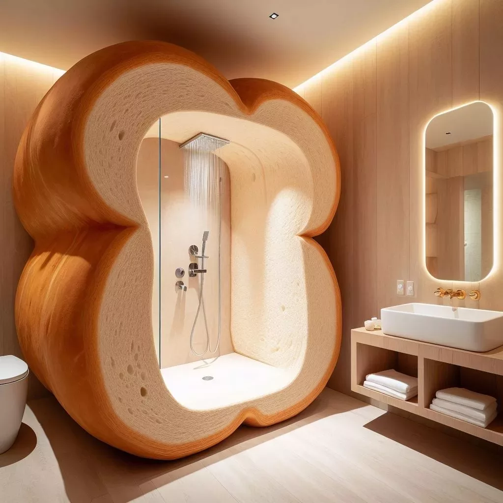 Unusual Bread Shaped Bathrooms: A Unique Twist in Bathroom Design