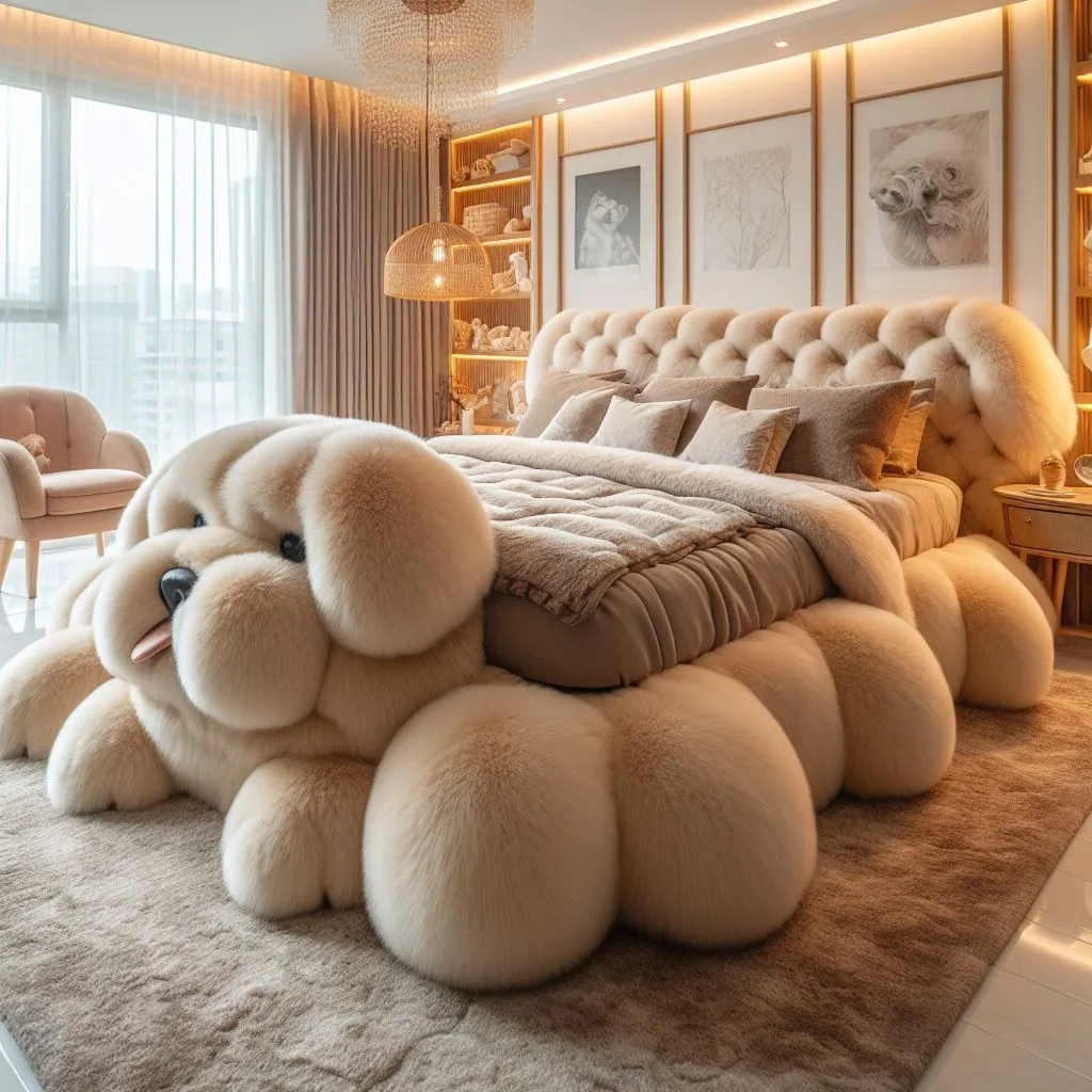 Introducing the Plufl Human Dog Bed