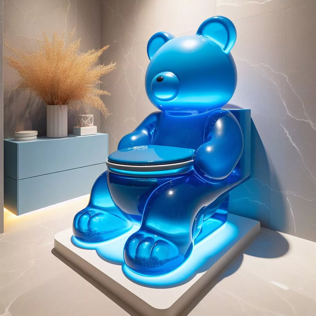 Unleash the Quirky Charm of Gummy Bear Toilets: A Novel Bathing Experience