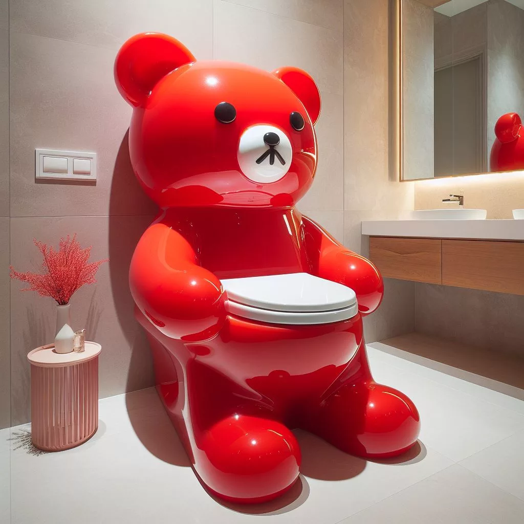 Gumdrops and Porcelain: The Unconventional Allure of Gummy Bear Toilets