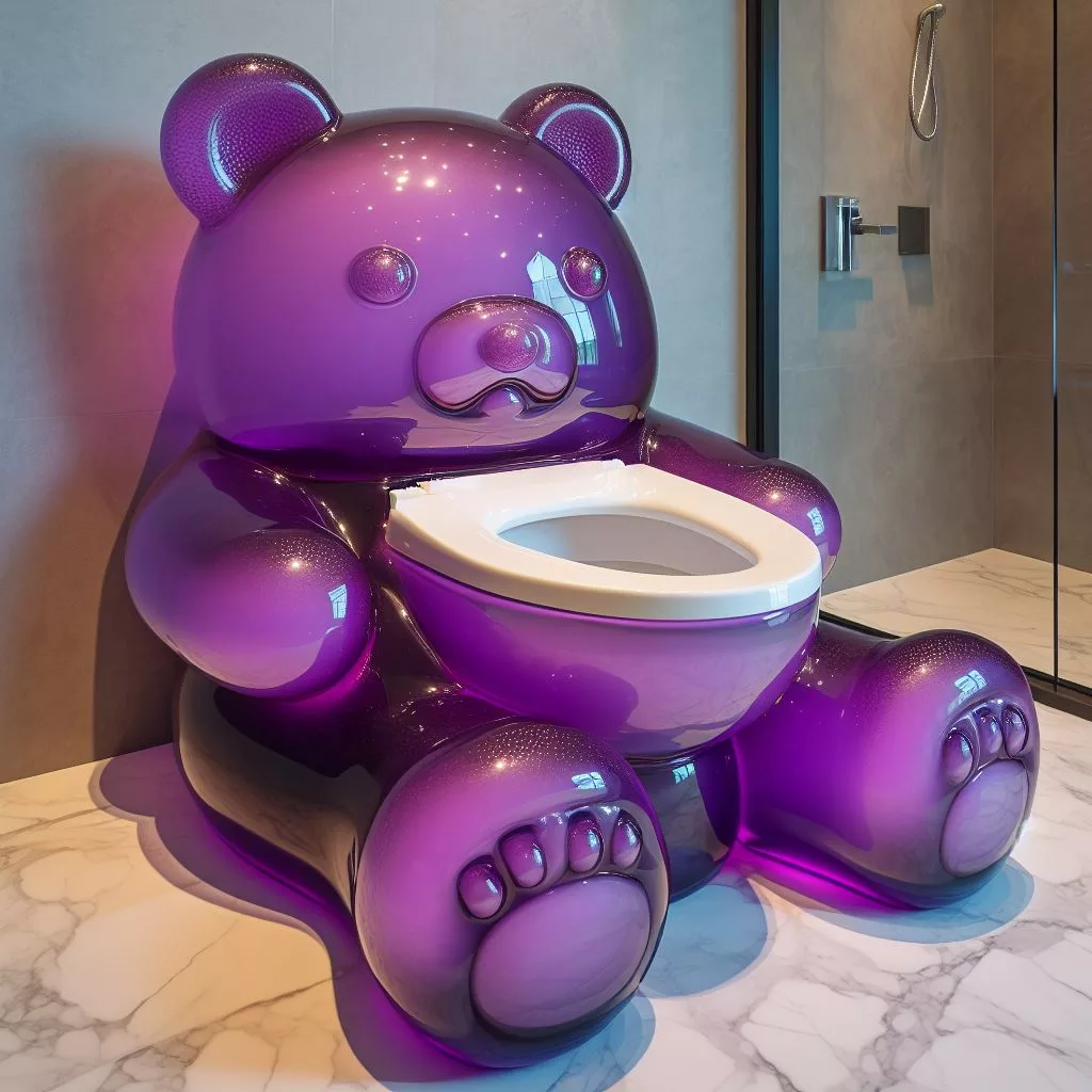 From Candy to Porcelain: The Whimsical World of Gummy Bear Toilets