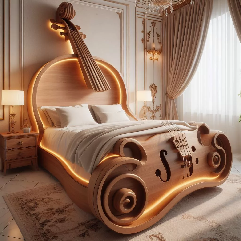 Rest and Relaxation Redefined: How a Violin-Shaped Bed Can Enhance Your Sleep