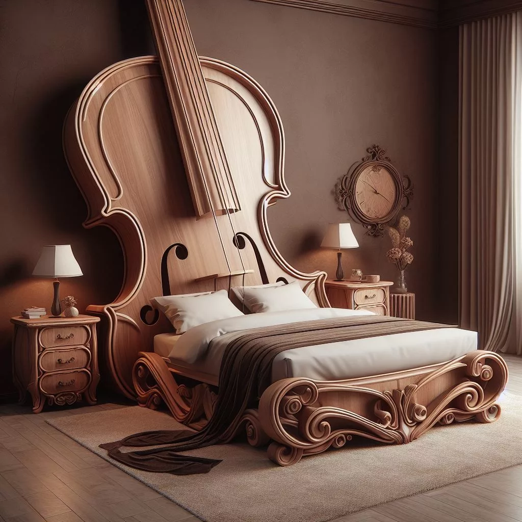 Behind the Scenes: The Craftsmanship of Violin-Shaped Beds