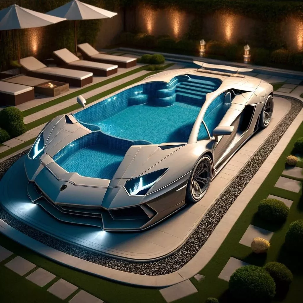 Design Options for Car-Shaped Swimming Pools: Classic, Modern, and Custom