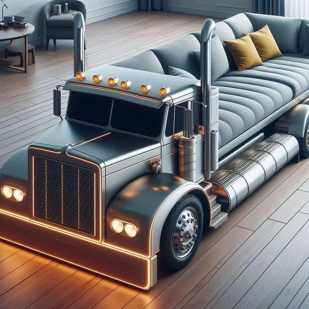 Semi Truck Sofa: The Ultimate Conversation Starter for Your Living Room