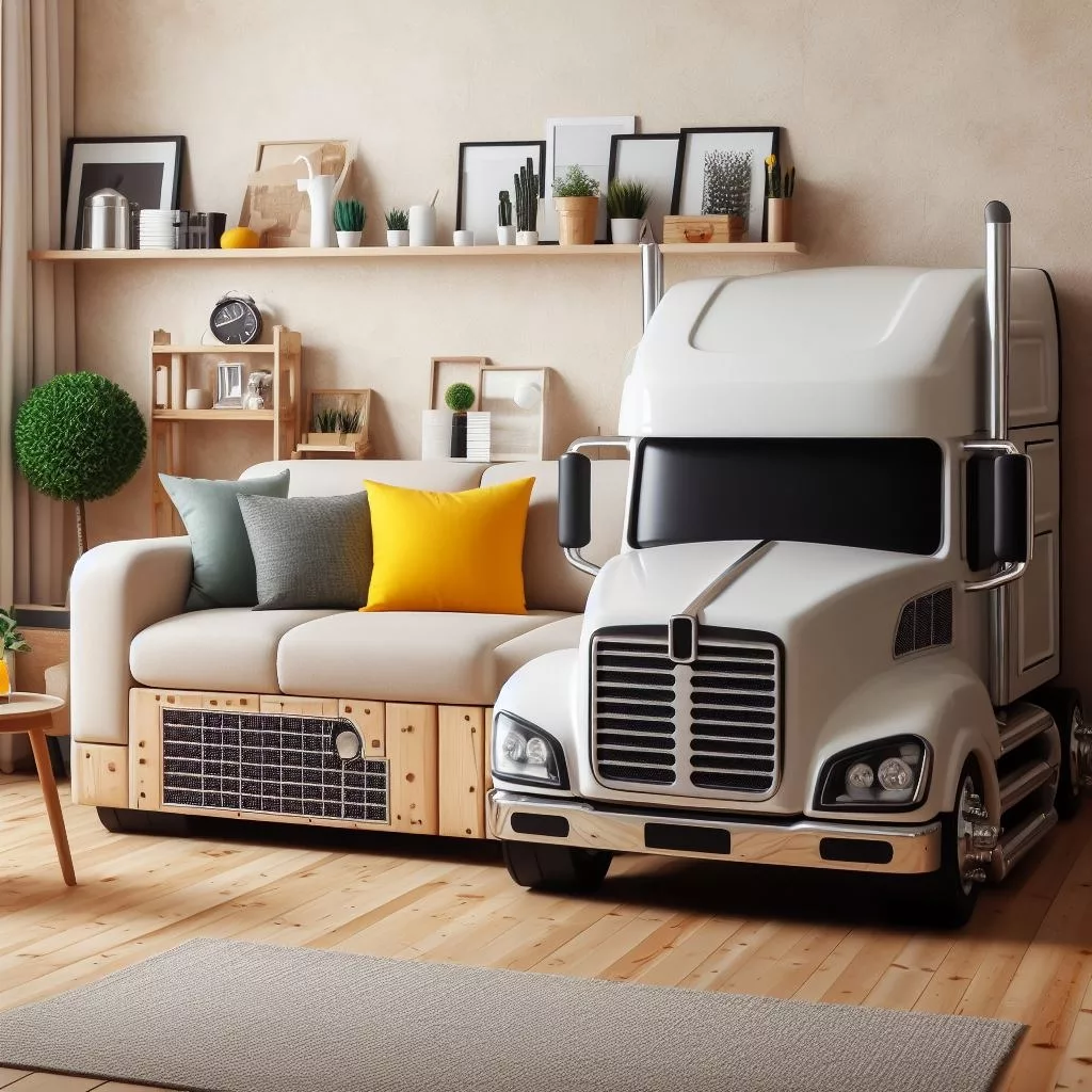 Semi Truck Sofa: The Ultimate Man Cave Accessory