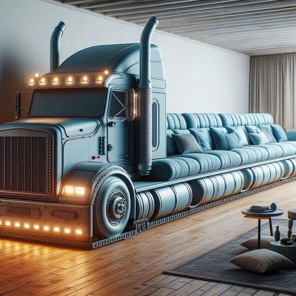 Semi Truck Sofa: The Perfect Way to Show Your Love for Trucking