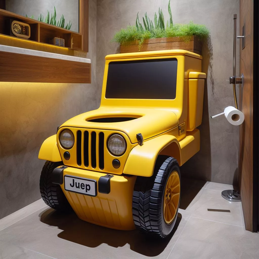 Glamping Essential: Jeep Portable Toilet for the Modern Adventurer