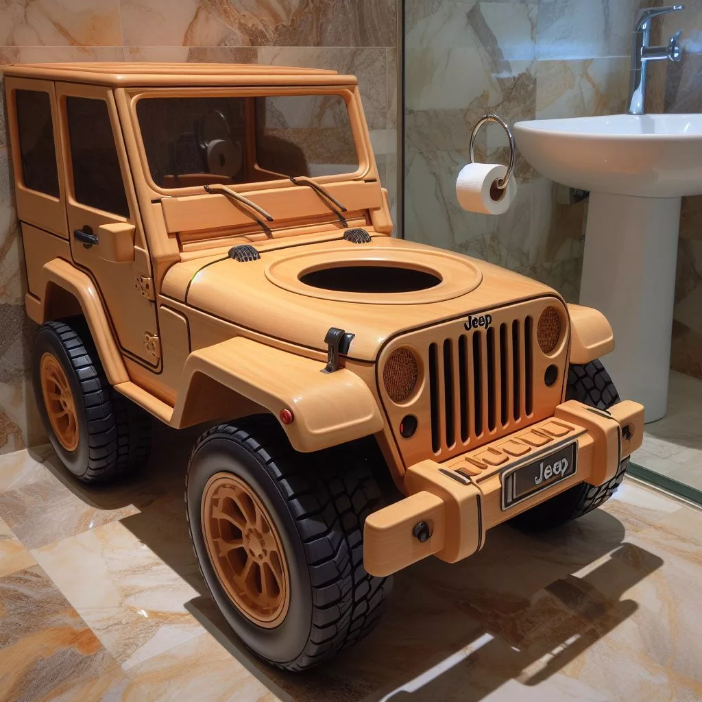 Glamping Essential: Jeep Portable Toilet for the Modern Adventurer