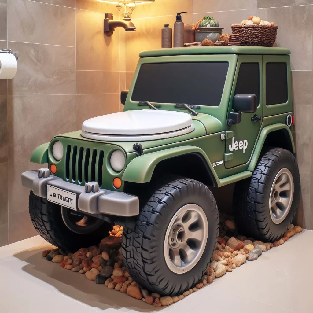 Off-Grid Indulgence: Jeep Composting Toilet for Sustainable Camping