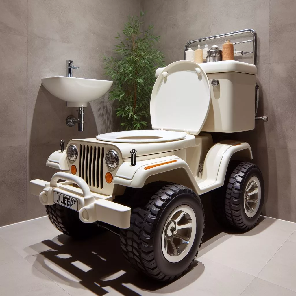 Urban Off-Roader: Jeep Toilet for the City-Dwelling Adventurer