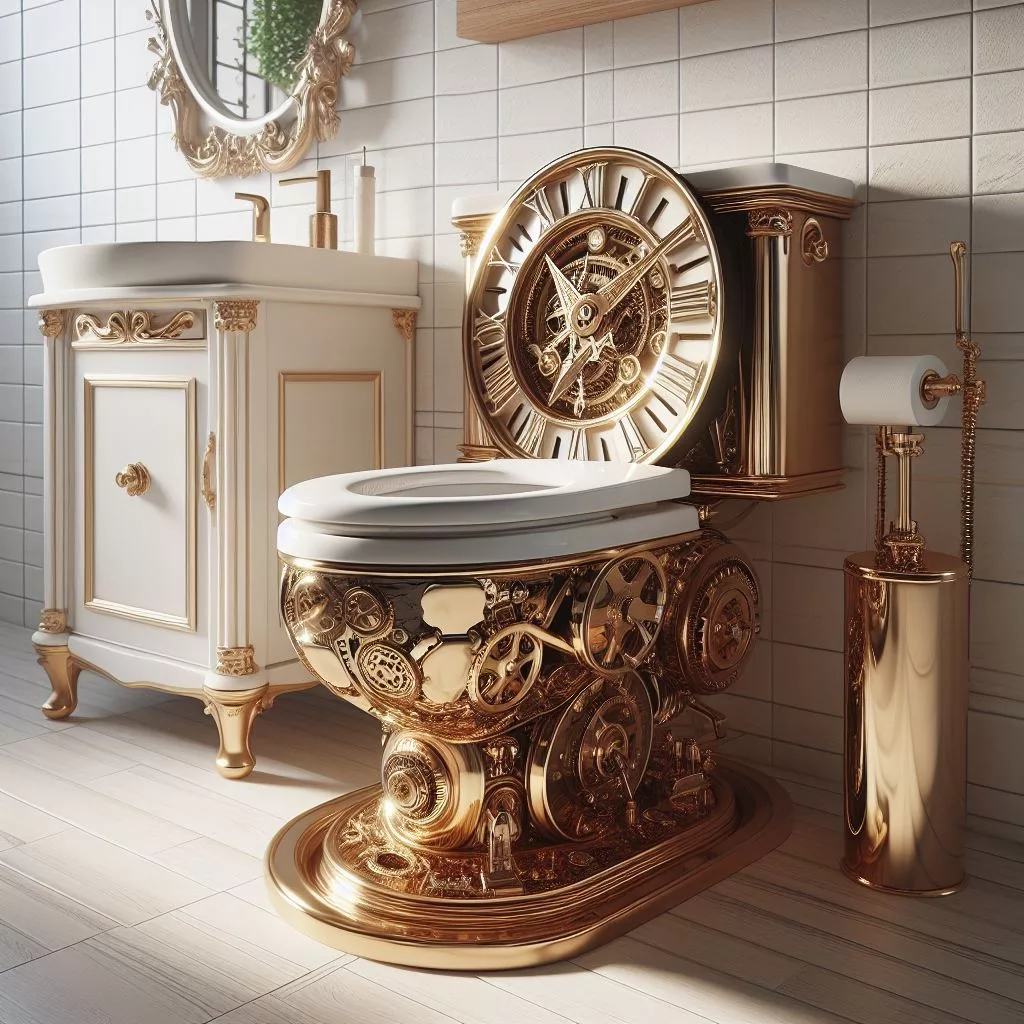 Exploring Clock-Inspired Toilet Decor