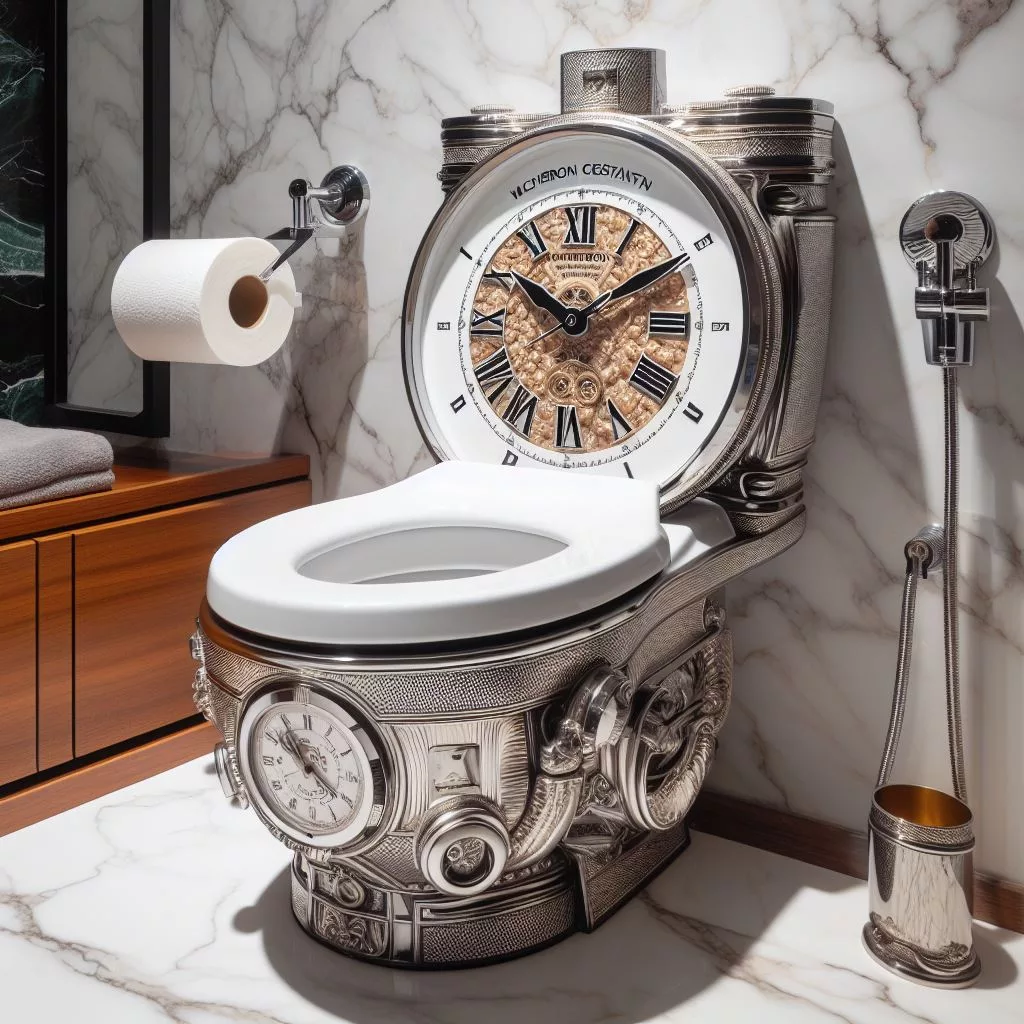 Exploring Clock-Inspired Toilet Decor