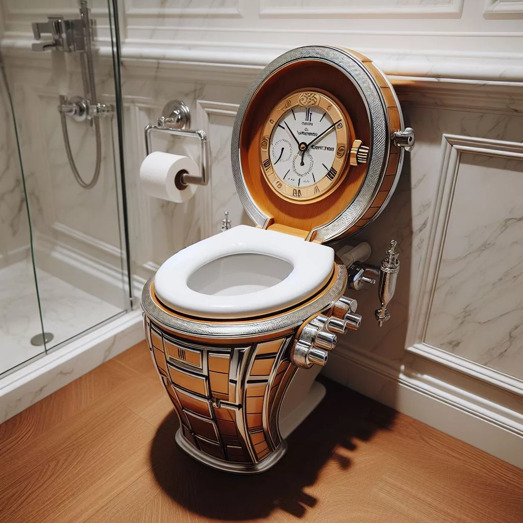 Creative Ideas for Toilet Clocks