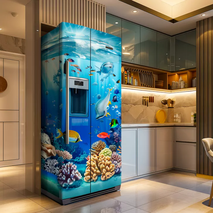 Integrating Aquarium Inspired Fridges into Your Kitchen