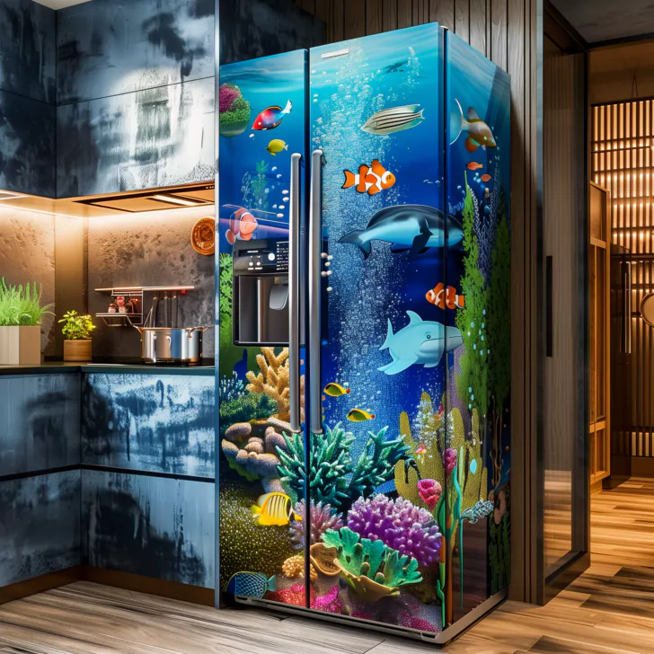 The Concept of Aquarium Inspired Fridges