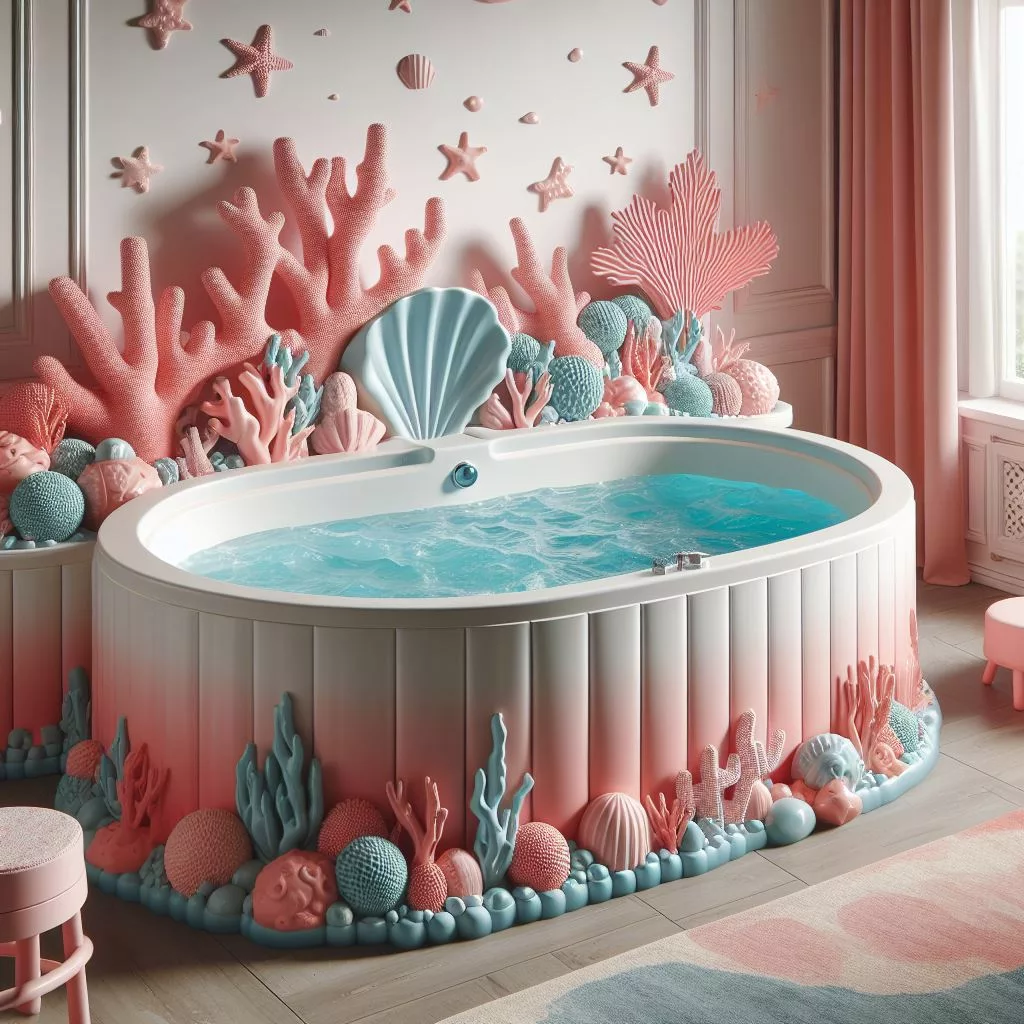 Features of the Coral-Shaped Bathtub