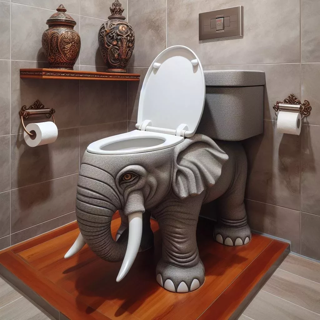 Key Features of Elephant-Shaped Toilets