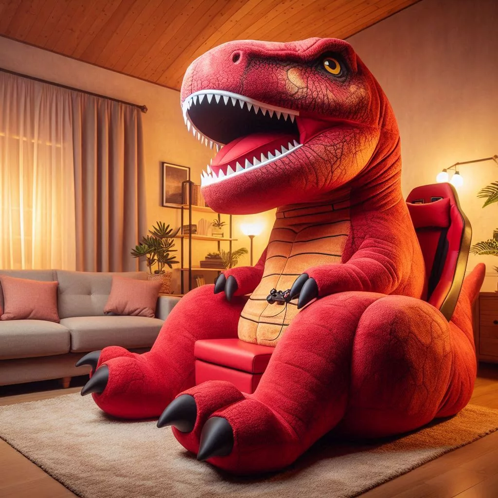 Integrating a Giant Dinosaur Gaming Chair into Your Setup