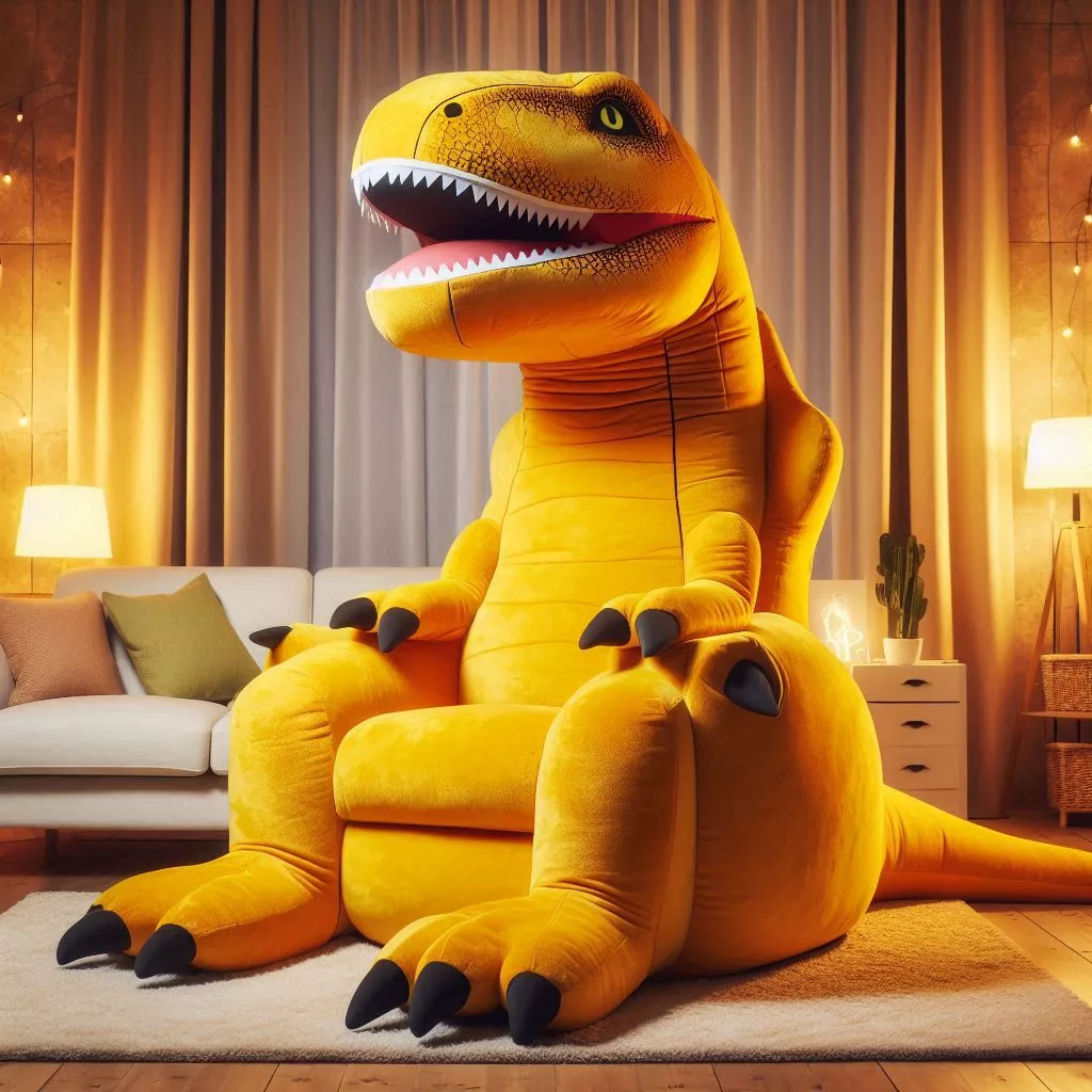 The Concept of Giant Dinosaur Gaming Chairs
