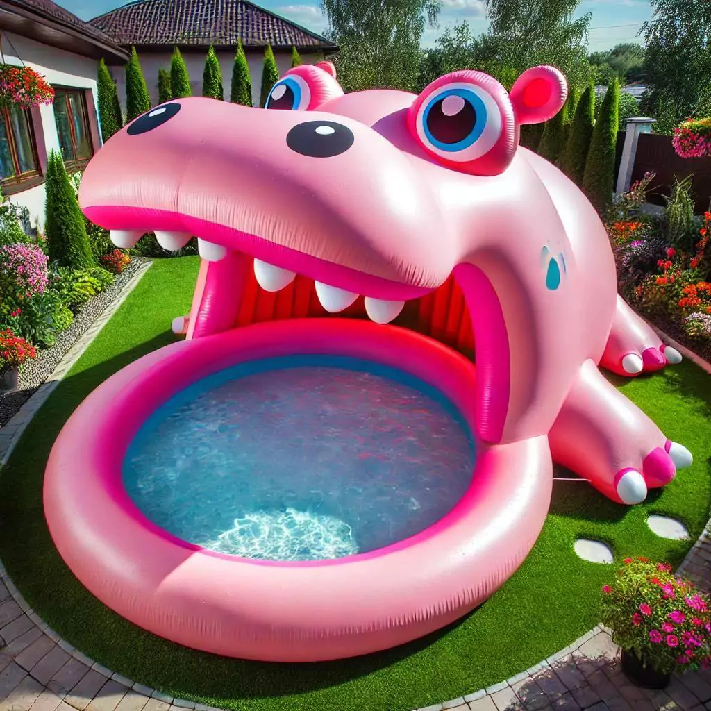Design Features of Inflatable Hippo Pools
