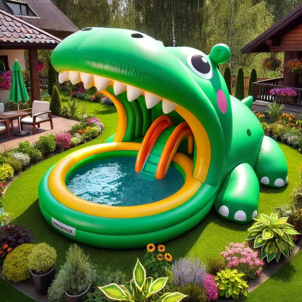 Inflatable Hippo Pools