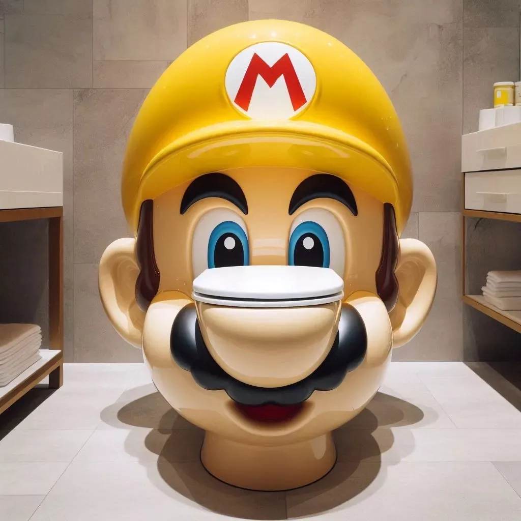 Exploring Different Mario Inspired Toilet Designs