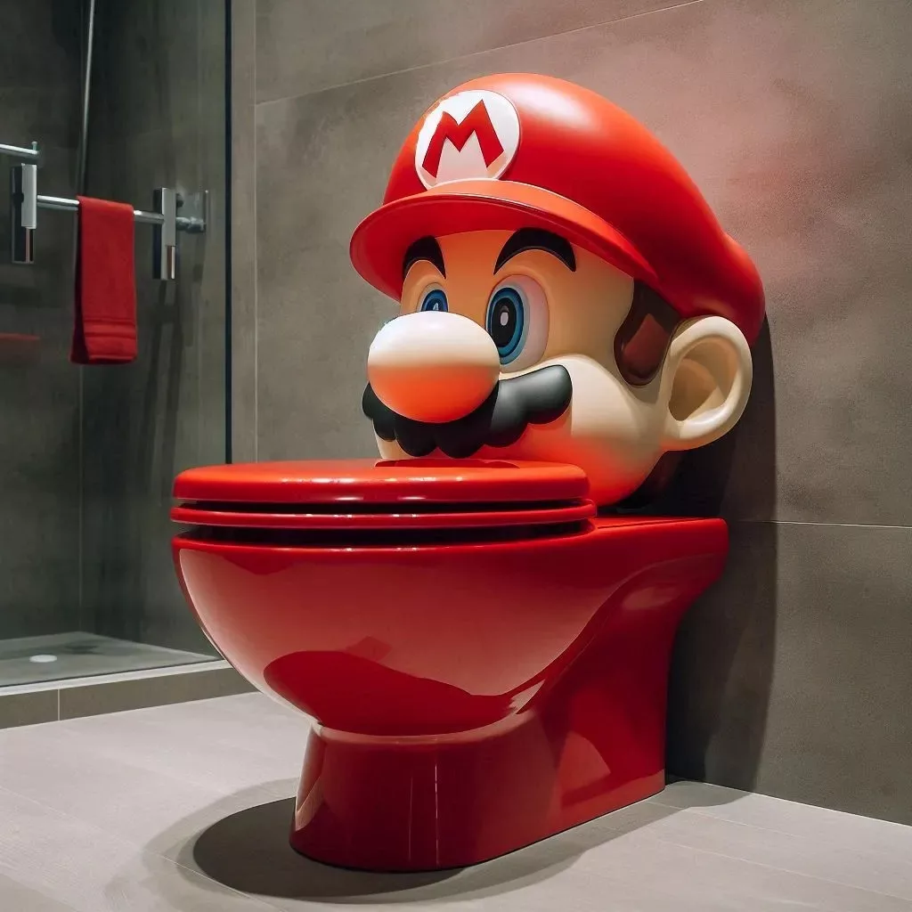 Exploring Different Mario Inspired Toilet Designs