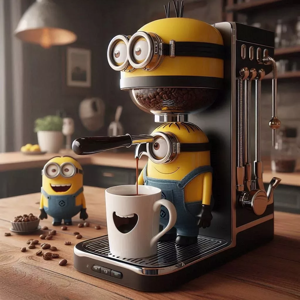 Features of the Minion Shaped Coffee Maker