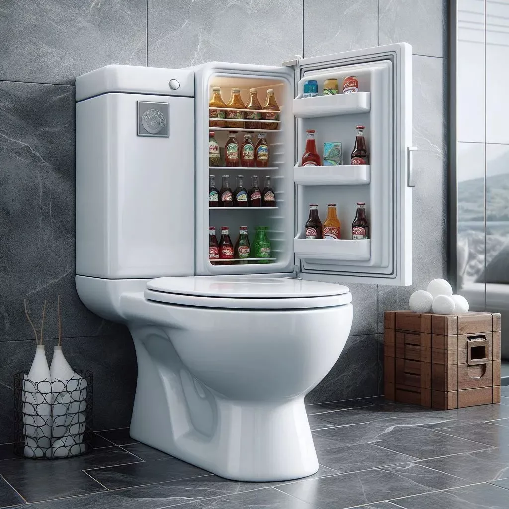 Integrating a Refrigerator-Shaped Toilet into Your Home
