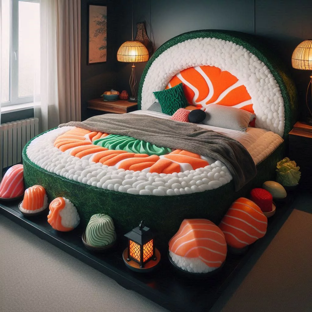 Exploring Diverse Sushi Shaped Bed Designs