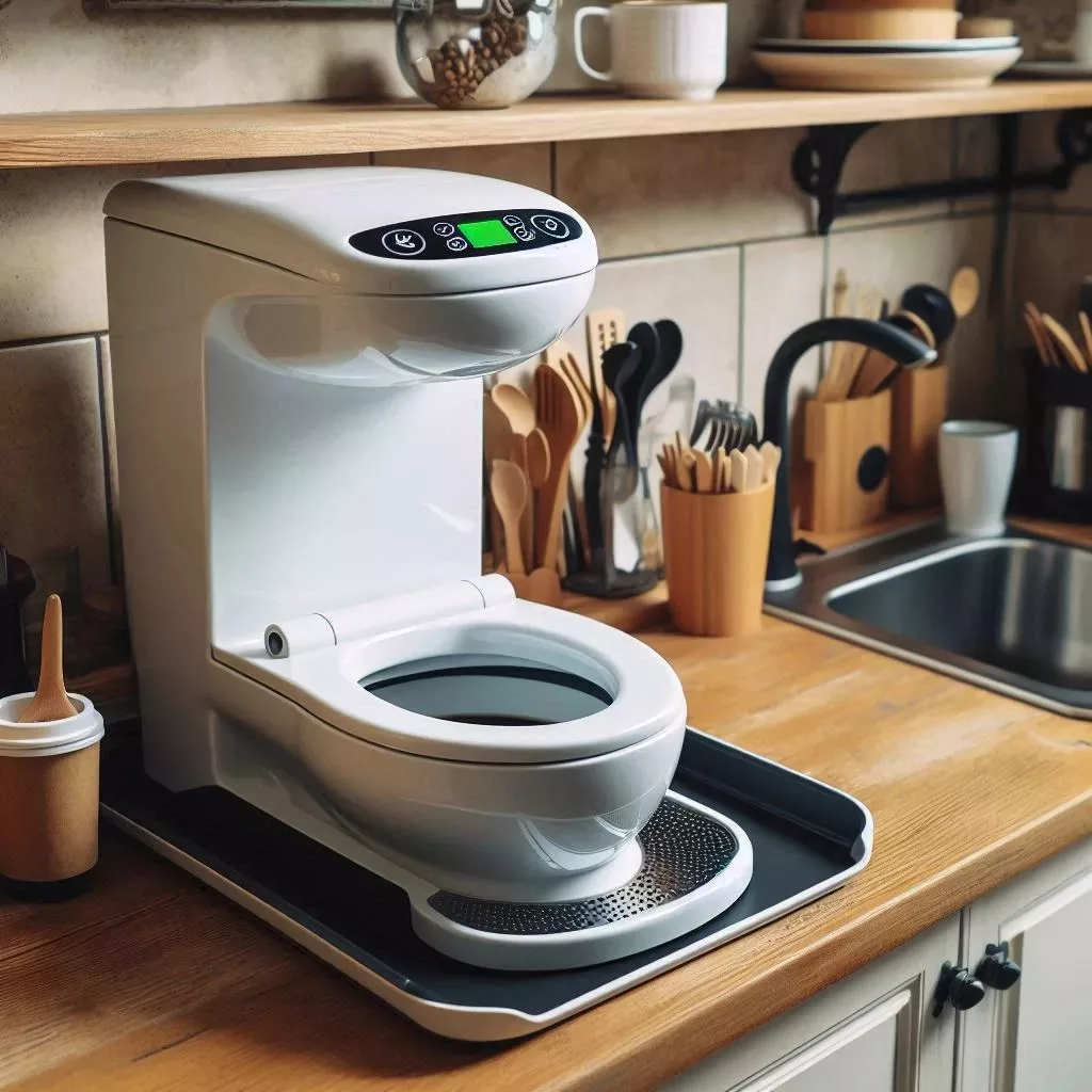 Integrating a Toilet-Shaped Coffee Maker into Your Home