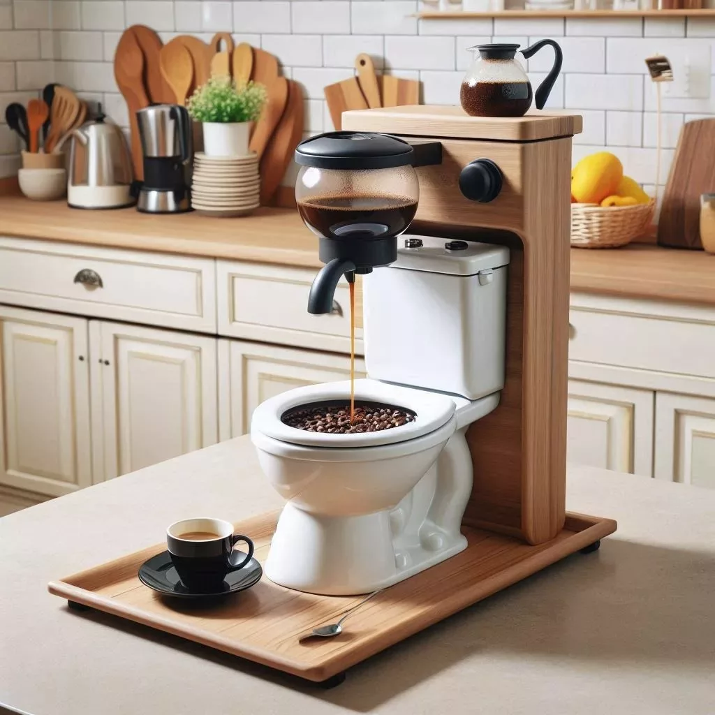 The Concept of the Toilet-Shaped Coffee Maker