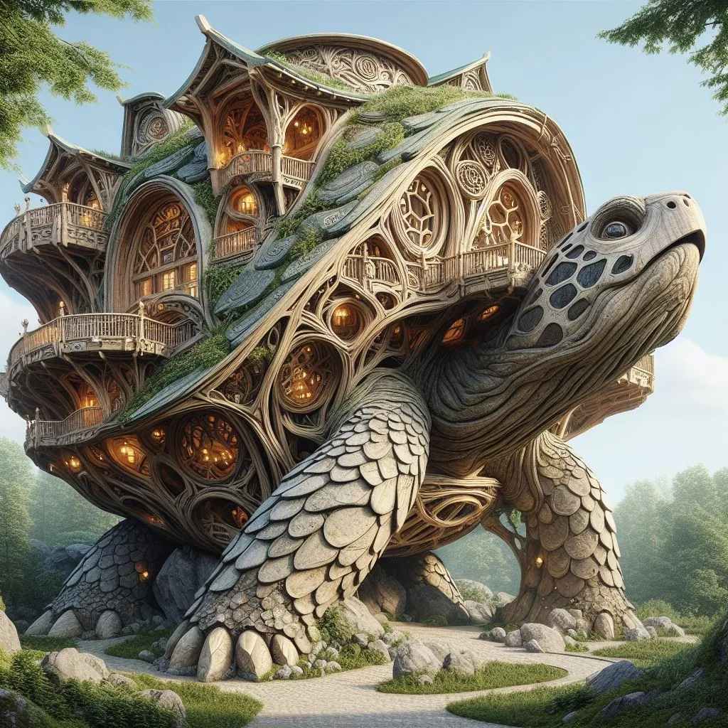 The Enchanting World of Turtle Shaped Houses: A Unique Architectural Marvel